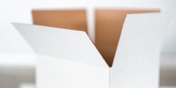 A white cupboard box