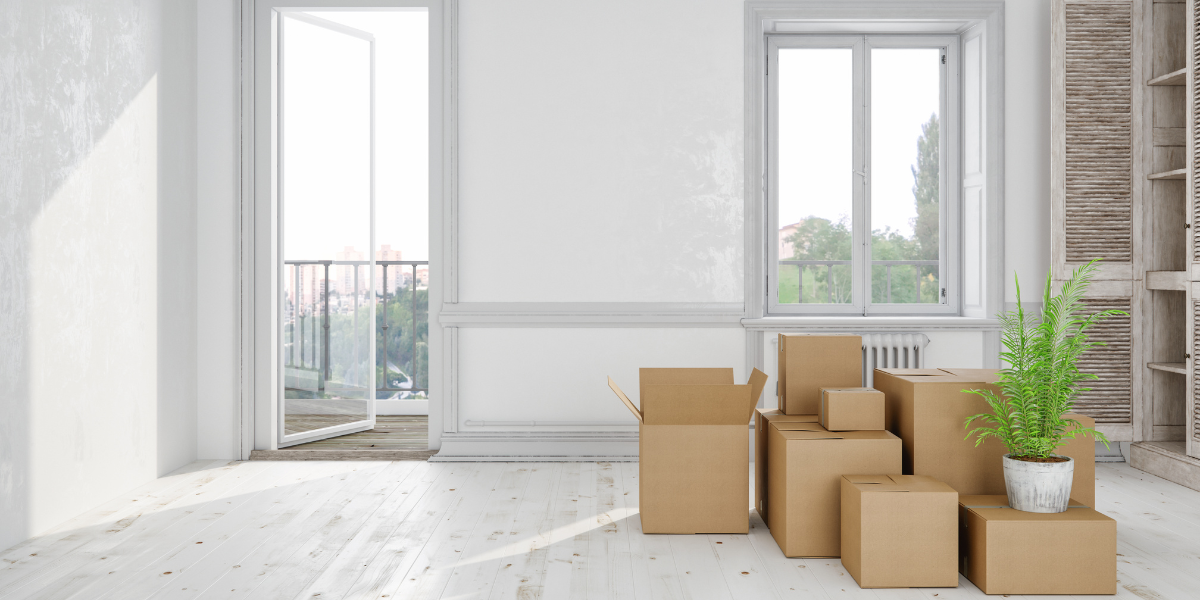 Furniture packed in a Smoothmoves storage module